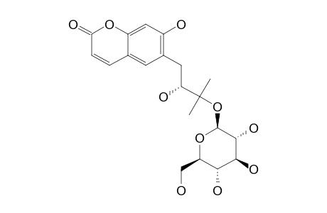 (S)-PEUCEDANOL-3'-O-BETA-D-GLUCOPYRANOSIDE
