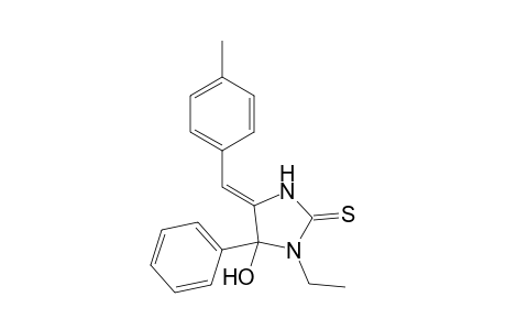 1-Ethyl-5-hydroxy-4-(4-methylbenzylidene)-5-phenylimidazolidine-2-thione