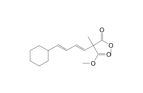 Propanedioic acid, (4-cyclohexyl-1,3-butadienyl)methyl-, dimethyl ester, (E,Z)-