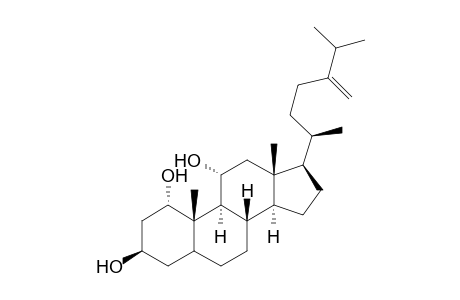 24-Methylenecholestane-1.alpha.,3.beta.,11.alpha.-triol