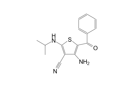 3-thiophenecarbonitrile, 4-amino-5-benzoyl-2-[(1-methylethyl)amino]-