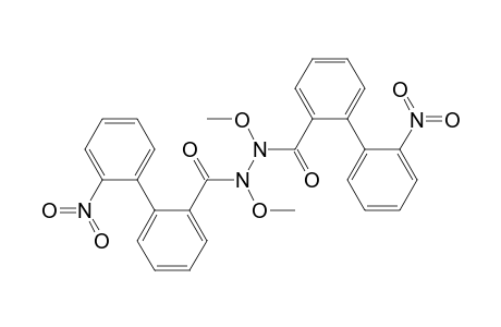 [1,1'-Biphenyl]-2-carboxylic acid, 2'-nitro-, 1,2-dimethoxy-2-[(2'-nitro[1,1'-biphenyl]-2-yl)carbonyl]hydrazide