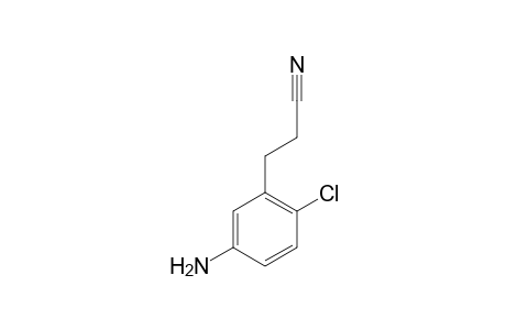 Benzenepropanenitrile, 5-amino-2-chloro-