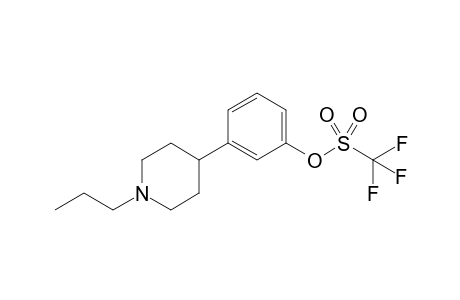 Trifluoro-methanesulfonic acid 3-(1-propyl-piperidin-4-yl)-phenyl ester