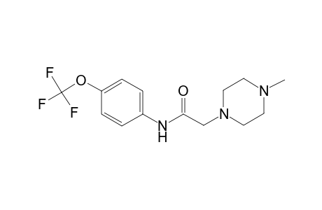 2-(4-Methyl-1-piperazinyl)-N-[4-(trifluoromethoxy)phenyl]acetamide