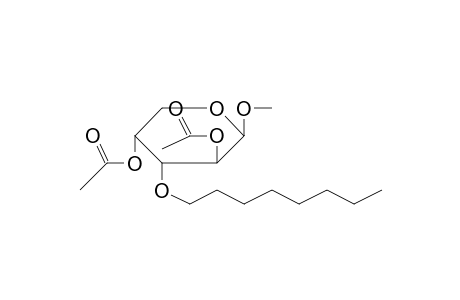 Methyl 2,4-di-O-acetyl-3-O-octylpentopyranoside