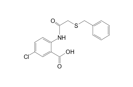 2-(2-Benzylsulfanyl-acetylamino)-5-chloro-benzoic acid