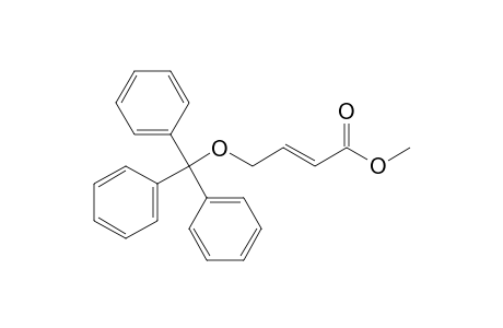 4-Trityloxy-2(E)-butenoic acid methyl ester