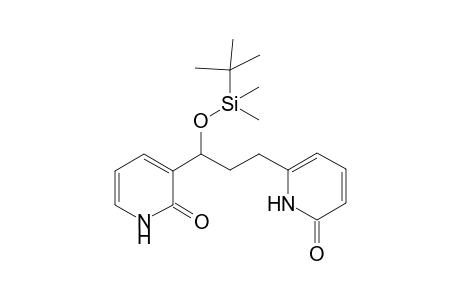 3-[3-(1,6-Dihydro-6-oxo-2-pyridyl)-1-((dimethyl(1,1-dimethylethyl)silyl)oxy)propy]-2(1H)-pyridone