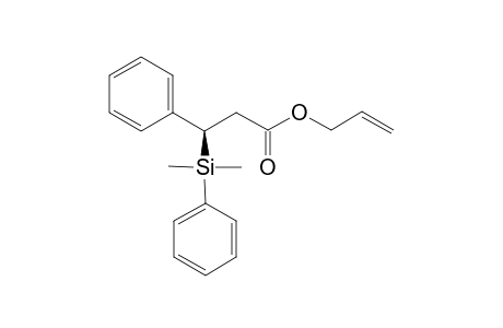 Allyl (3R)-3-Dimethyl(phenyl)silyl-3-phenylpropanoate