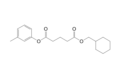 Glutaric acid, cyclohexylmethyl 3-methylphenyl ester