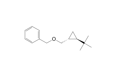 trans-1-tert-Butyl-2-[(phenylmethoxy)methyl]cyclopropane