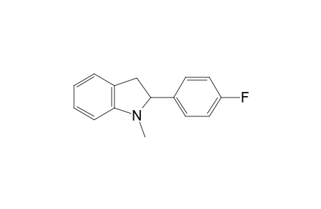 2-(4-Fluorophenyl)indoline, N-methyl