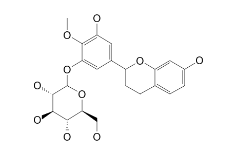 3'-GLUCOPYRANOSYL-5',7-DIHYDROXY-4'-METHOXY-FLAVAN