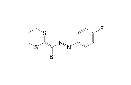 (E)-1-(Bromo(1,3-dithian-2-ylidene)methyl)-2-(4-fluorophenyl)diazene