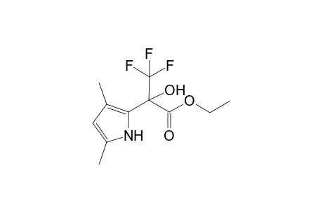 2-Hydroxyl-2-(3,5-dimethyl-pyrrol-2-yl)-3,3,3-trifluoropropionic acid ethyl ester