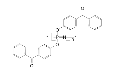Poly[bis(benzophenone-4-yloxy)phosphazene]