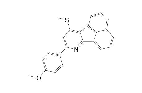 10-(Methylthio)-8-(p-methoxyphenyl)acenaphtho[1,2-b]pyridine