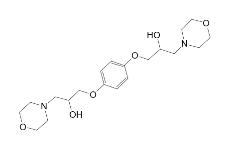 1-[4-(2-Hydroxy-3-morpholin-4-ylpropoxy)phenoxy]-3-morpholin-4-ylpropan-2-ol