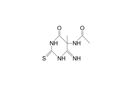 N-(4-Imino-5-methyl-6-oxo-2-thioxohexahydro-5-pyrimidinyl)acetamide