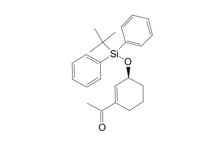 (1S)-1-[3-t-Butyldiphenylsiloxy-1-cyclohexenyl]ethanone