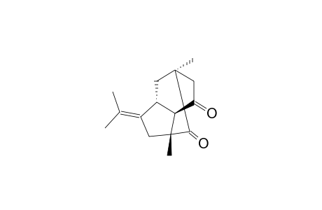 (+)-(1R,3S,6S,7R)-5-Isopropylidene-1,3-dimethyltricyclo[4.3.1.0(3,7)]decan-2,8-dione