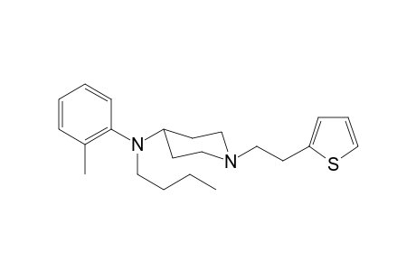 N-Butyl-N-(2-methylphenyl)-1-[(2-thiophen-2-yl)ethyl]-piperidin-4-amine