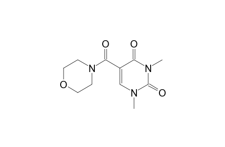1,3-dimethyl-5-(morpholinocarbonyl)uracil
