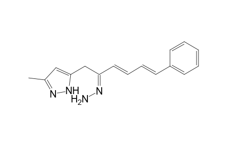 5-(2'-Hydrazinyl-6'-phenyl-3',5'-hexadienyl)-3-methyl-1H-pyrazole