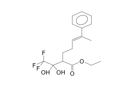 ETHYL 2-(4-PHENYLPENT-3-ENYL)TRIFLUOROACETYLACETATE, HYDRATE