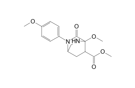 8-endo-Methyl 4-methoxy-2-(4-methoxyphenyl)-3-oxo-2,5-diazabicyclo[2.2.2]octane-8-carboxylate isomer