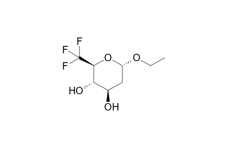 Ethyl 2,6-dideoxy-6,6,6-trifluoro-.beta.-D-arabino-hexopyranoside