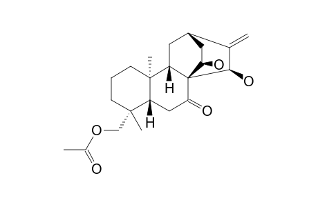 ERIOCATISIN_1;19-ACETOXY-14-BETA,15-BETA-DIHYDROXY-7-OXO-ENT-ATIS-16-ENE