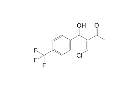 (E)-4-chloranyl-3-[oxidanyl-[4-(trifluoromethyl)phenyl]methyl]but-3-en-2-one