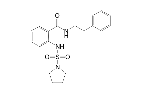 Benzamide, N-phenethyl-2-(pyrrolidine-1-sulfonylamino)-