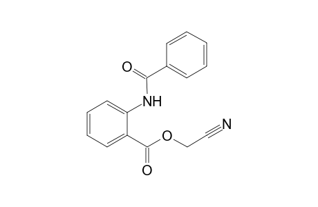 2-Benzamidobenzoic acid cyanomethyl ester