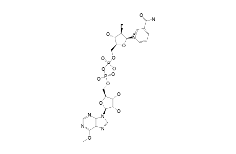 2'-DEOXY-2'-FLUORO-ARABINOSYL-BETA-NICOTINAMIDE-6-O-METHYL-HYPOXANTHINE-DINUCLEOTIDE