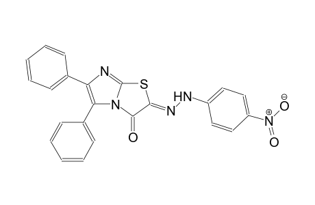 imidazo[2,1-b]thiazole-2,3-dione, 5,6-diphenyl-, 2-[(4-nitrophenyl)hydrazone], (2Z)-