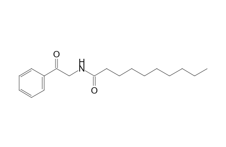 Decanamide, N-(2-oxo-2-phenylethyl)-