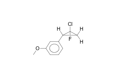 ANTI-1-CHLORO-1-FLUORO-2-(META-METHOXYPHENYL)CYCLOPROPANE