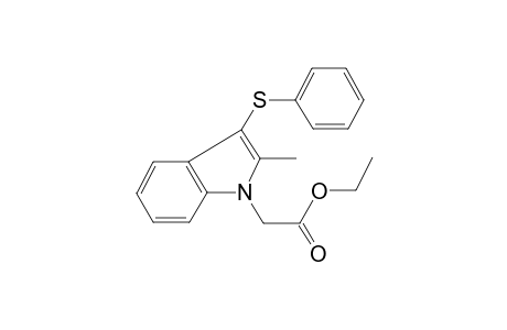 Ethyl [2-methyl-3-(phenylsulfanyl)-1H-indol-1-yl]acetate
