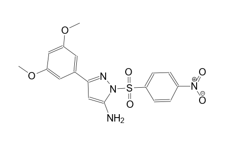 1H-pyrazol-5-amine, 3-(3,5-dimethoxyphenyl)-1-[(4-nitrophenyl)sulfonyl]-