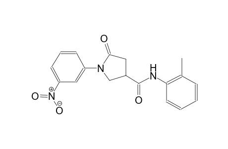 3-pyrrolidinecarboxamide, N-(2-methylphenyl)-1-(3-nitrophenyl)-5-oxo-