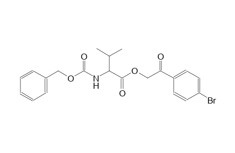 valine, N-[(phenylmethoxy)carbonyl]-, 2-(4-bromophenyl)-2-oxoethyl ester
