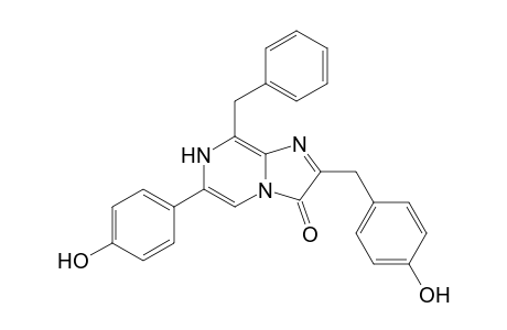 3,7-Dihydro-2-(4-hydrobenzyl)-8-benzyl-6-(4-hydroxyphenyl)imidazo[1,2-a]pyrazin-3-one