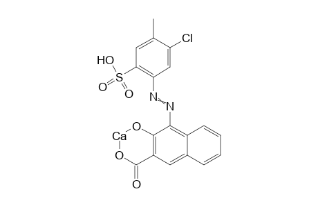 2-Naphthalenecarboxylic acid, 4-[(5-chloro-4-methyl-2-sulfophenyl)azo]-3-hydroxy-, calcium salt (1:1)