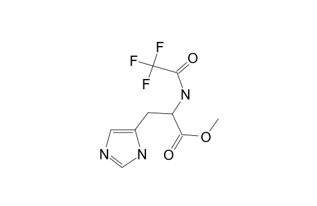 N-Trifluoroacetyl-histidine, methyl ester