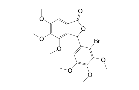 3-(2-Bromo-3,4,5-trimethoxy-phenyl)-4,5,6-trimethoxy-3H-isobenzofuran-1-one