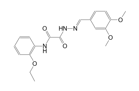 acetic acid, [(2-ethoxyphenyl)amino]oxo-, 2-[(E)-(3,4-dimethoxyphenyl)methylidene]hydrazide