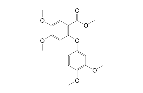 2-(3,4-Dimethoxyphenoxy)-4,5-dimethoxybenzoic Acid Methyl Ester